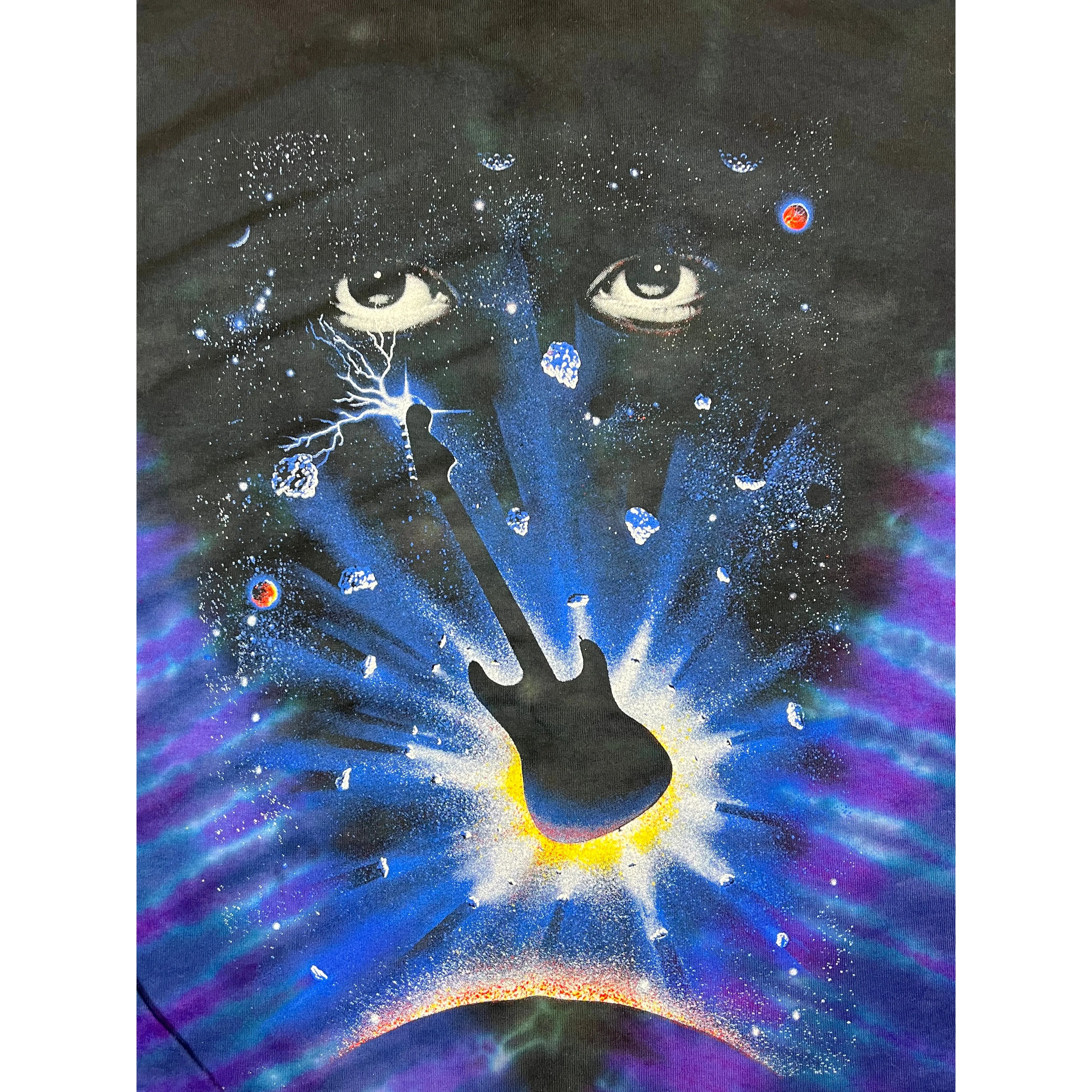 326460 (1995) Jimi Hendrix Tie Dye Galaxy All Over Print T-Shirt