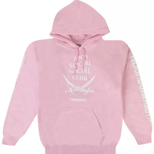 Anti Social Social Club x Neighborhood 6IX Hooded Sweatshirt 'Pink'