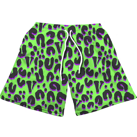 Vlone Rodman Cheetah Shorts 'Green'