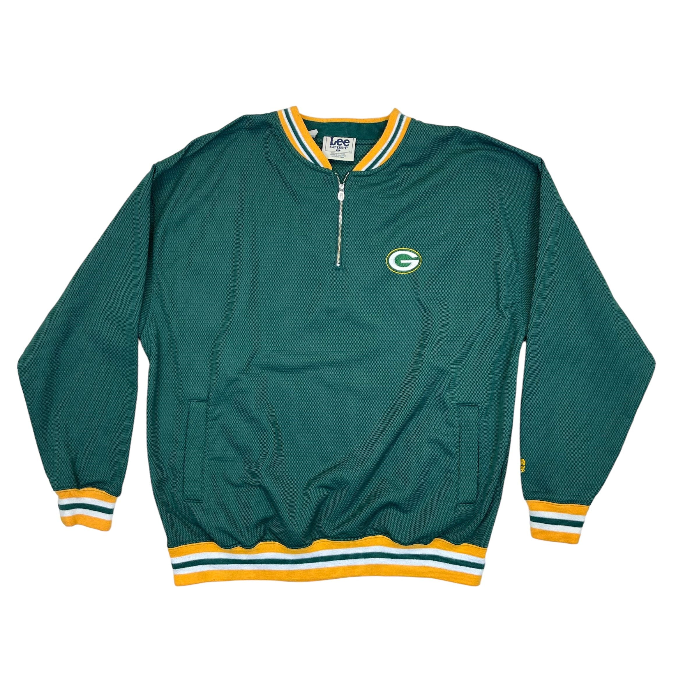 Vintage (90s) Green Bay Packers Lee Sport 1/4 Zip NFL Sweatshirt