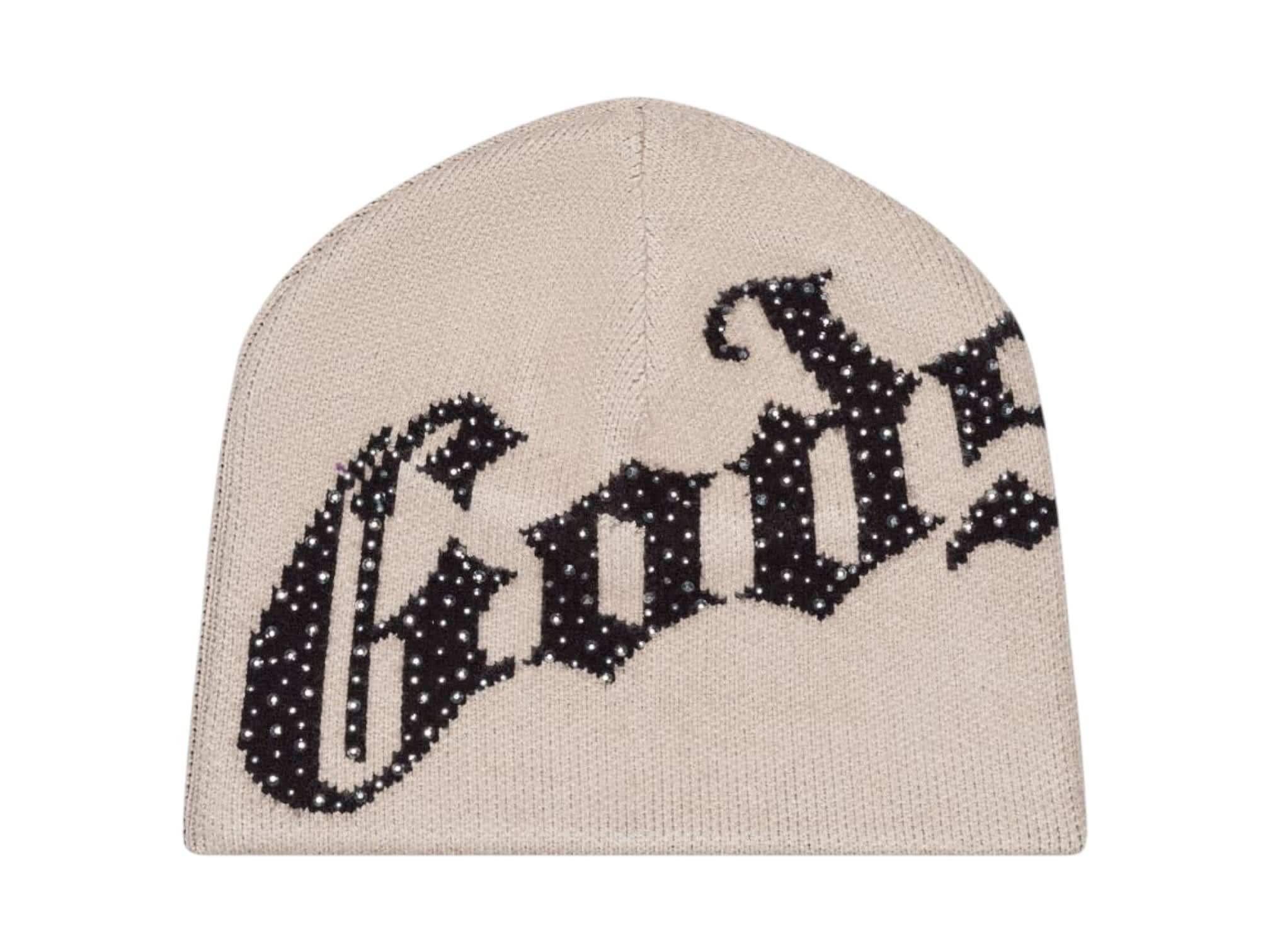 SP4201 Godspeed OG Logo Studded Beanie Bone Black