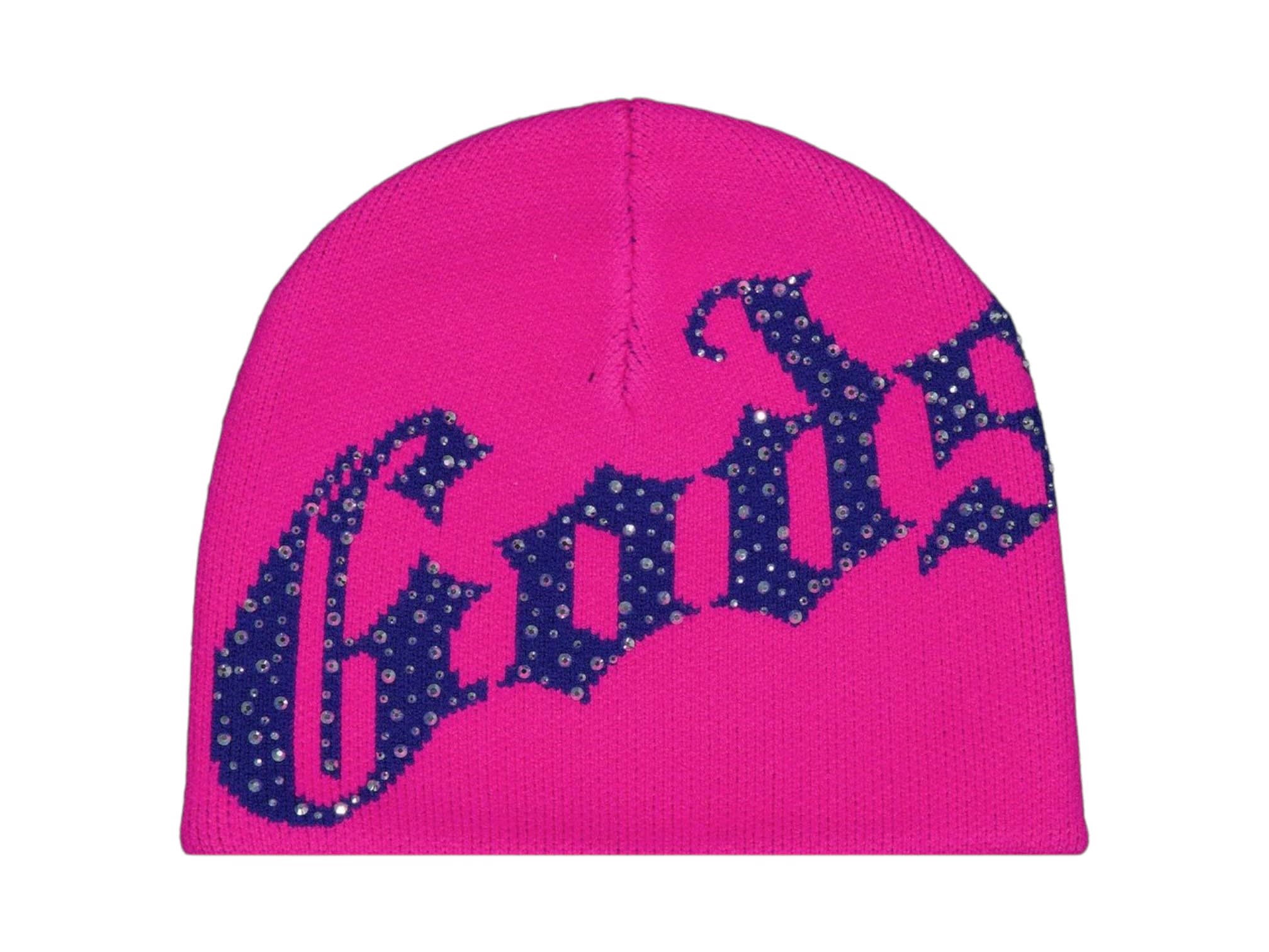 SP4272 Godspeed OG Logo Studded Beanie Fuchsia/Purple