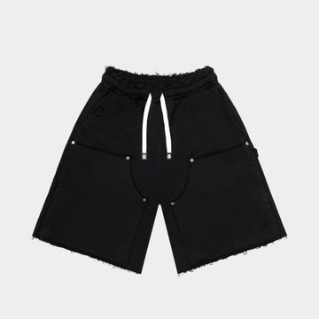 SP5839 Godspeed Distressed Carpenter Shorts (Flat black)