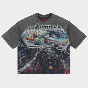 SP5873 Godspeed Drivers Seat T-shirt (Grey Wash)