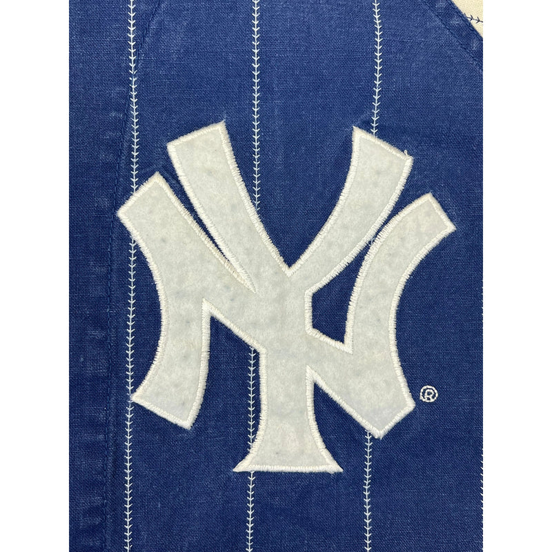 (90s) New York Yankees Mirage Pinstripe Derek Jeter Jersey