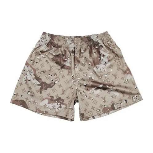 Bravest Studios LV Monogram Shorts 'Brown Camo'