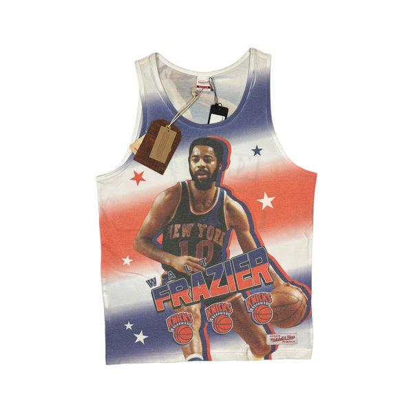 (modern) Walt Frazier Mitchell & Ness Knicks Big Print Tank Top