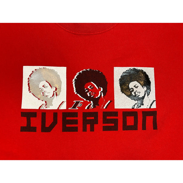 (00s) Allen Iverson Afro Reebok Photo T-Shirt