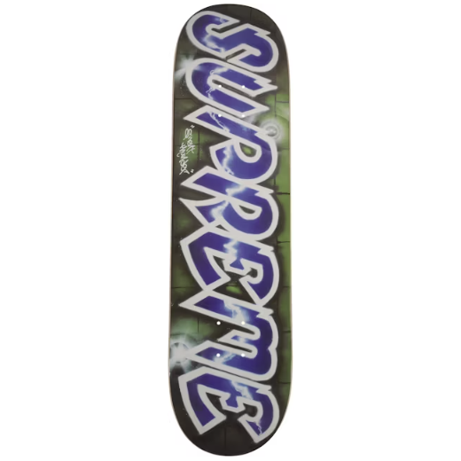 Supreme Lee Quinones Lee Logo Skateboard Deck Blue - SS18