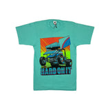 (1990) Hard On It, Sprint Car Racing Double Sided Sea Green T-Shirt