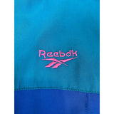 (90s) Reebok Aqua Berry Colorblock Lined Windbreaker