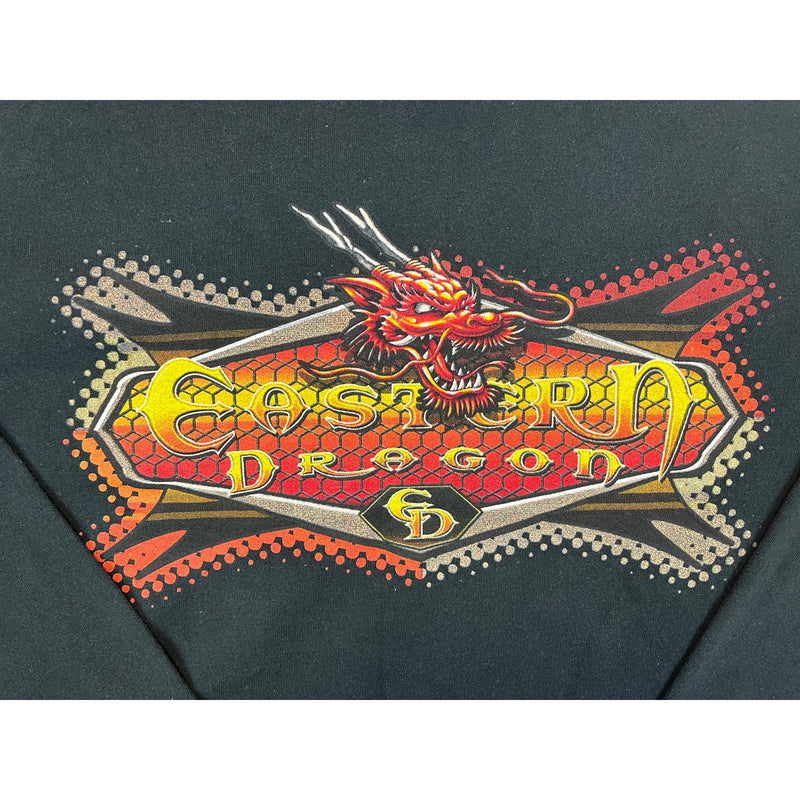(90s) Eastern Red Dragon Graphic Long Sleeve Shirt