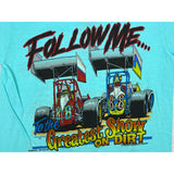 (1988) I'm Gonna Miss My Wife, Sprint Car Dirt Racing Sea Green T-Shirt s