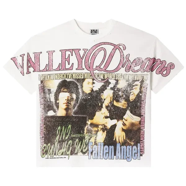 SP12264 Vale Forever Fallen Bling Tee 'White'