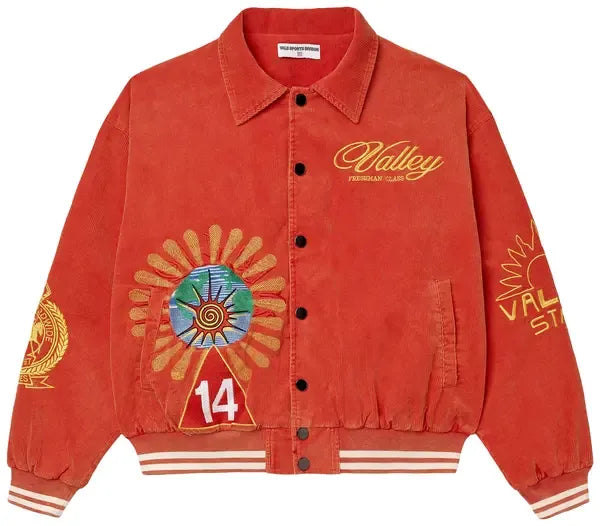 SP12117 Vale Forever Collage Souvenir Varsity 'Orange'