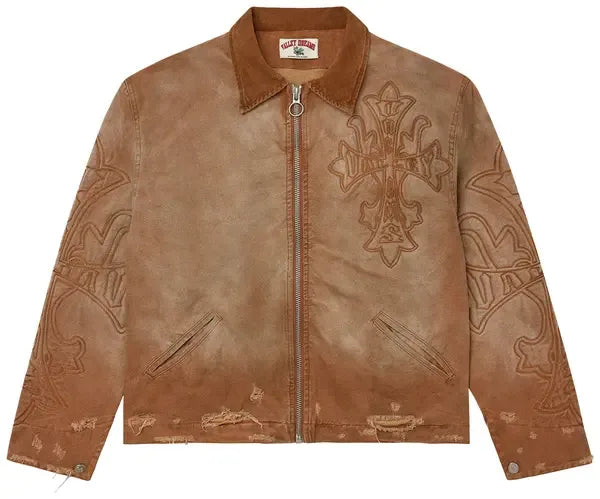 SP12119 Vale Forever Yellow Stone Work Jacket 'Desert/Khaki'
