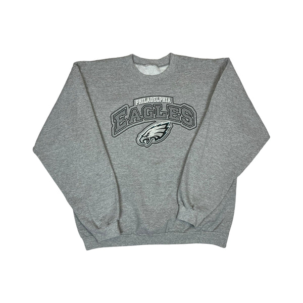 (90s) Philadelphia Eagles Football Texture Print Crewneck