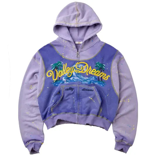 SP13418 Vale Valley Dreams 'Paradise' Zip Up Hoodie