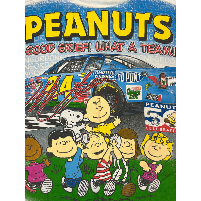 (2000) Jeff Gordon x Charlie Brown Nascar All Over Print T-Shirt