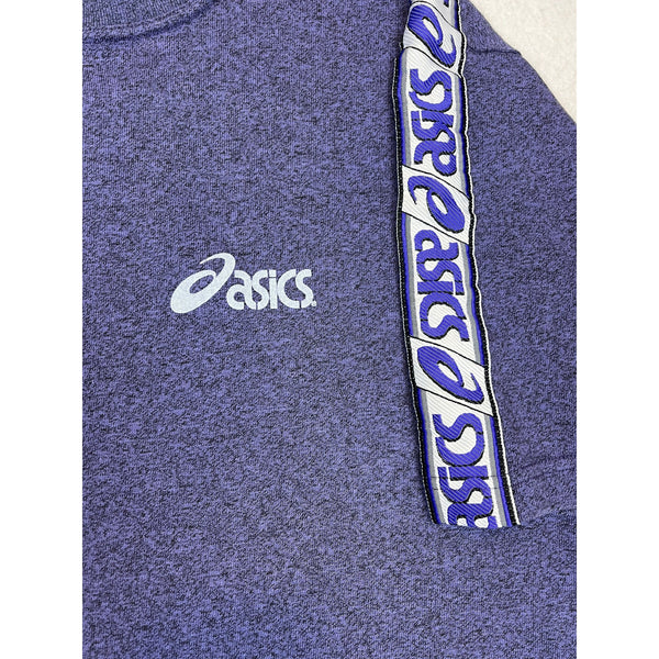 (90s) Asics Purple Sleeve Logo T-Shirt