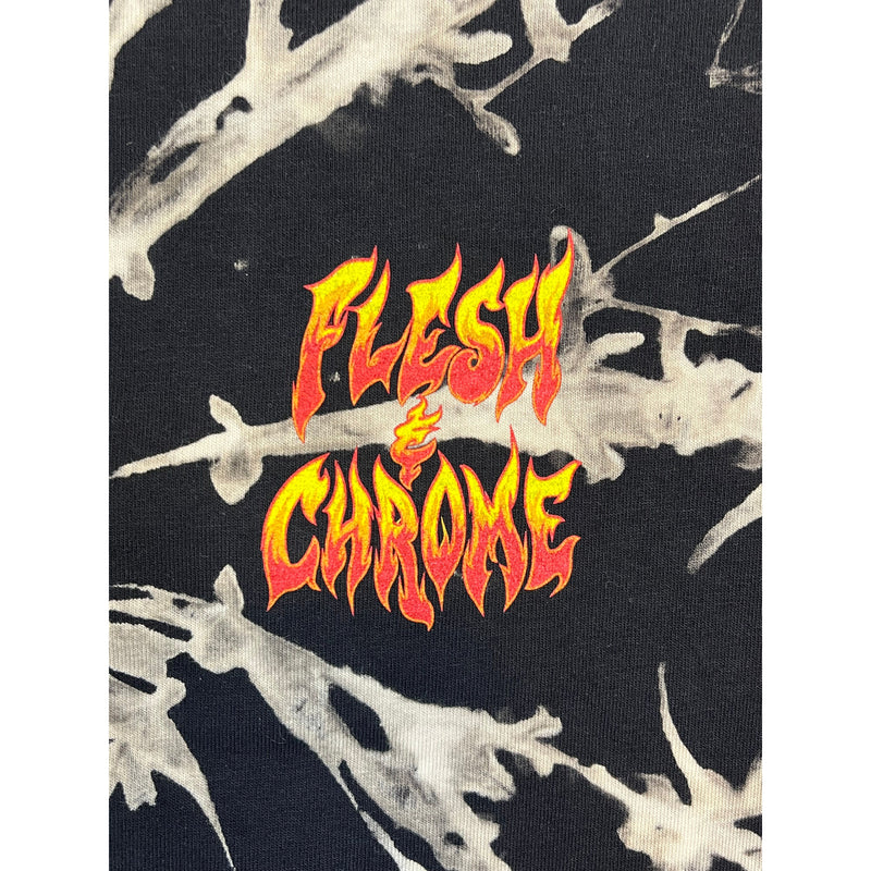 (90s) Flesh & Chrome Phoenix Fire Bird Bleached T-Shirt