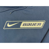 (00s) Nike / Bauer Hockey Embroidered 2005 Navy Hoodie w/ Tags