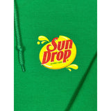 (00s) Sun Drop Citrus Soda Kelly Green Full Zip Hoodie