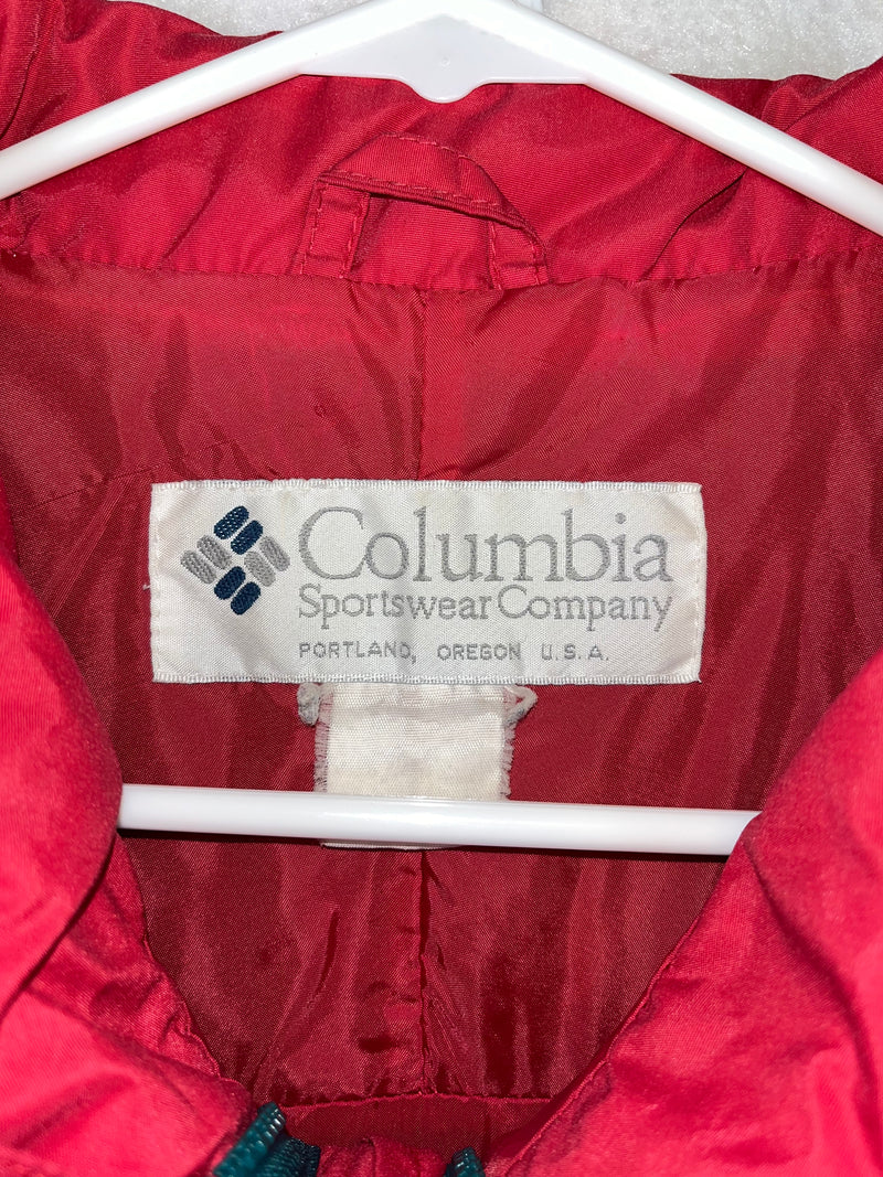 (90s) Columbia Aqua Berry Full Zip Ski Jacket