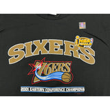 (2001) Philadelphia 76ers NBA Finals T-Shirt w/ Sticker