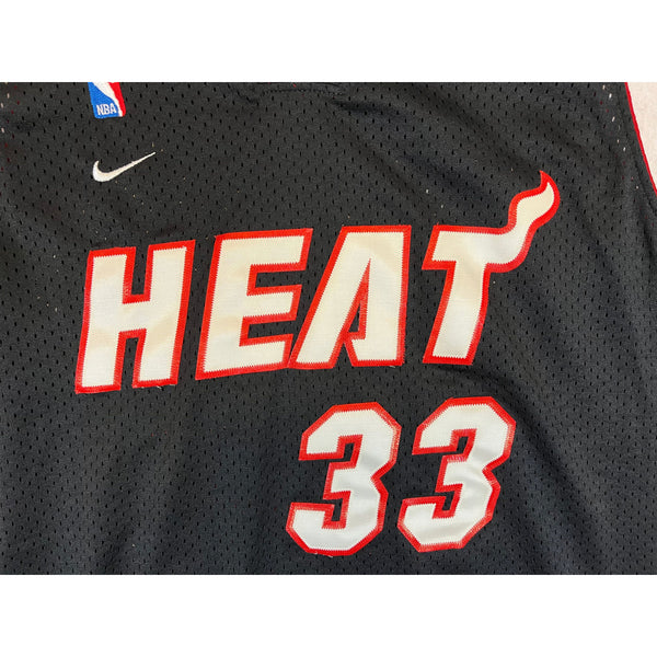 (00s) Alonzo Mourning Miami Heat Black Nike NBA Jersey