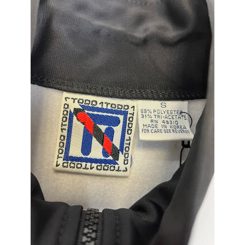 (90s) Todd1 'Bred' Colorblock Full Zip Track Jacket w/ Tags