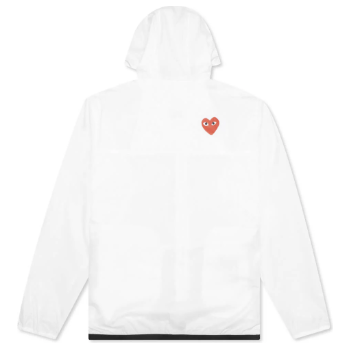 Comme des Garçons PLAY x K Way Full Zip Jacket 'White'