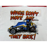 (1984) Wings Don't Move Air, They Suck Sprint Car Racing Jersey T-Shirt