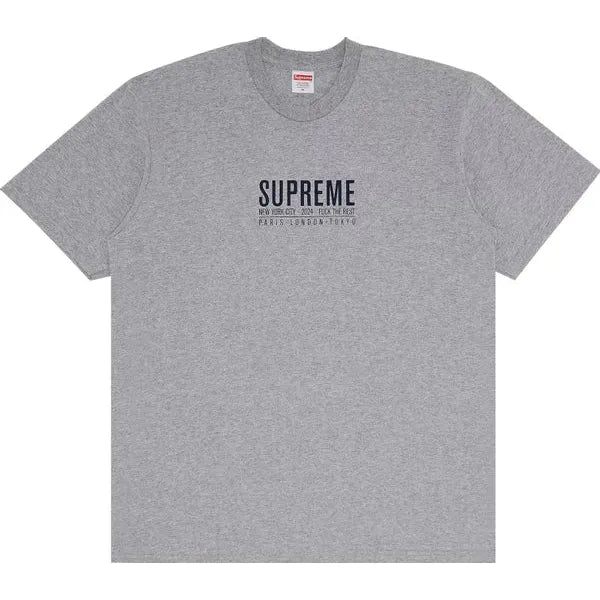 Supreme Paris Tee 'Heather Grey'