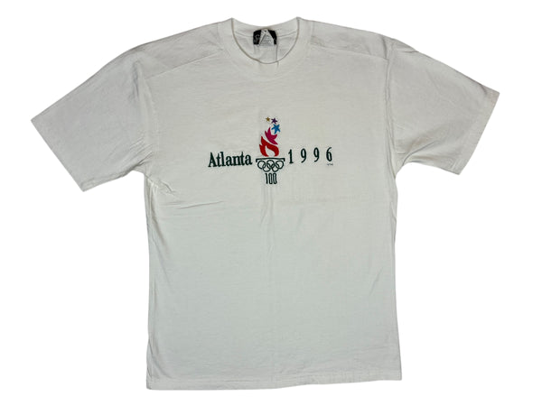 (1996) Atlanta 1996 Olympic Centennial Torch Embroidered T-Shirt