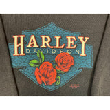 (1991) Harley Davidson 3D Emblem Rose Crewneck