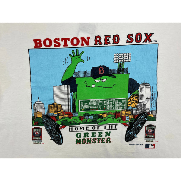 (1992) Boston Red Sox 'Green Monster' Fenway Park MLB T-Shirt