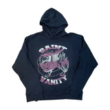 Saint Vanity Hoodie 'Black/Burgandy'