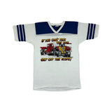 (1984) Sprint Car Dirt Track Mail Racing Pun Jersey T-Shirt