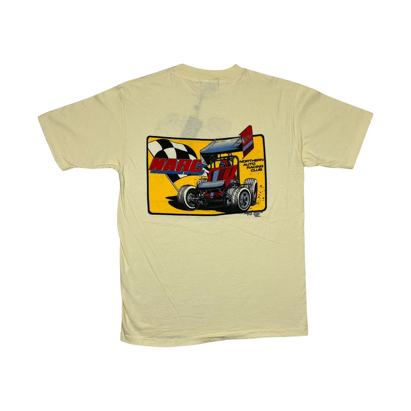 (1987) Backin' It In, Ain't a Sin NARC Racing Club Beige T-Shirt