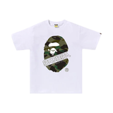 BAPE 1st Camo Kanji Tee 'White/Green'