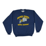 (90s) United States Naval Academy Bill the Goat Navy Crewneck