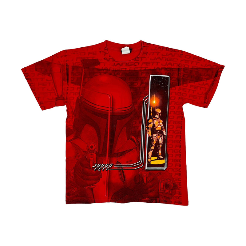 (00s) Jango Fett Star Wars Clones All Over Print T-Shirt