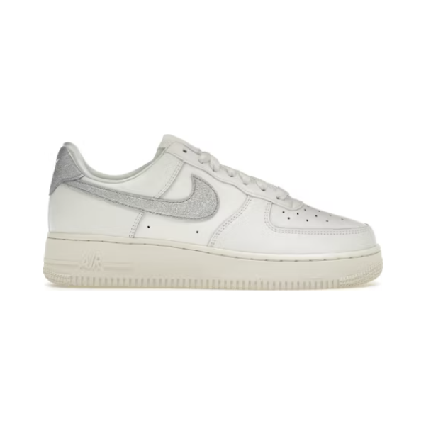 Nike Air Force 1 '07 'Summit White Sail White Metallic Silver'