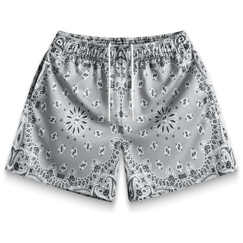 Bravest Studios Paisley V2 Shorts 'Grey'