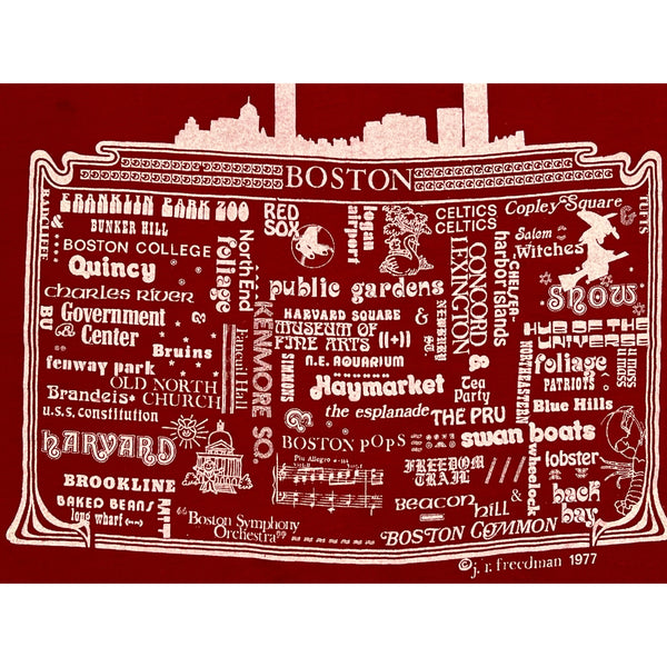 (1977) Boston City Landmarks / History / Icons T-Shirt