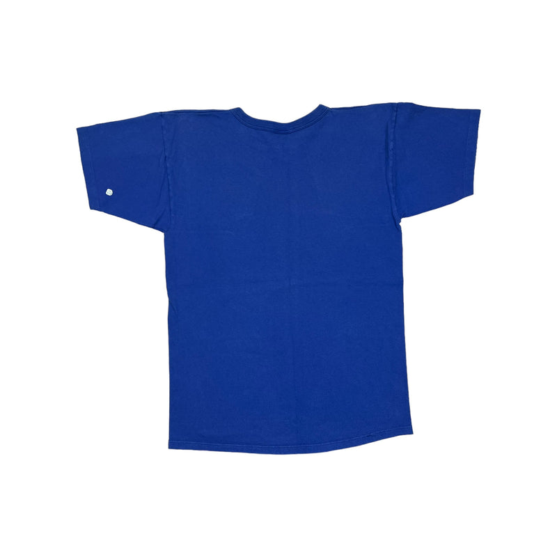 (80s) Champion Spellout Blue T-Shirt