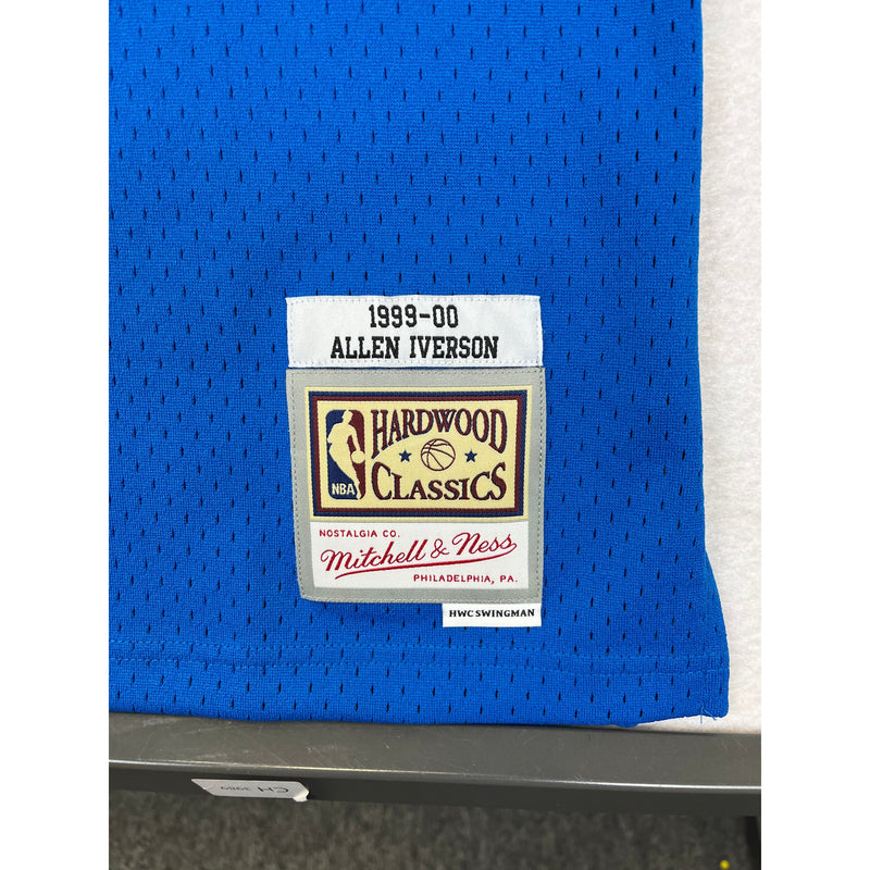 Hardwood Classics Mitchell & Ness 99-00 Sixers Allen Iverson Blue