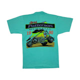 (1990) Gary Patterson Memorial Double Sided Racing Sea Green T-Shirt