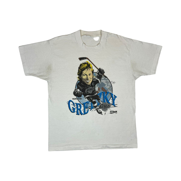 (90s) Wayne Gretzky Los Angeles Kings NHL Caricature T-Shirt